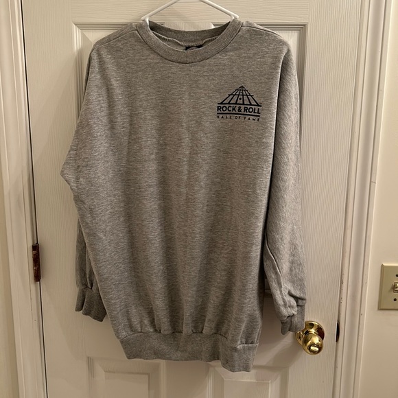 Vtg Rock & Roll Hall of Fame 90s Single StitchLong Live Rock” Spirit Sweatshirt - Picture 2 of 8